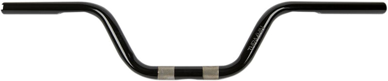 Thrashin' Supply Co. 1" Handlebar - Steel, 76 cm (30"), Each - Black / Gloss for Harley-Davidson Touring, Softail, Sportster & Dyna 1971-2025