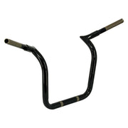 Trask 14" Black Bro Ape Hanger 1-1/4" Handlebars for 2018-2019 Indian Roadmaster and 2018-2026 Indian Chieftain Motorcycles