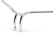 Kage Fighter Welded Bent-Riser Handlebar Chrome #LA-7338-10
