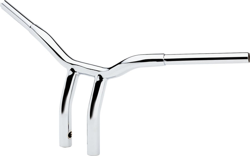 Kage Fighter Welded Bent-Riser Handlebar Chrome #LA-7338-10