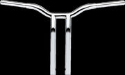 Kage Fighter Welded Bent-Riser Handlebar Chrome #LA-7338-16