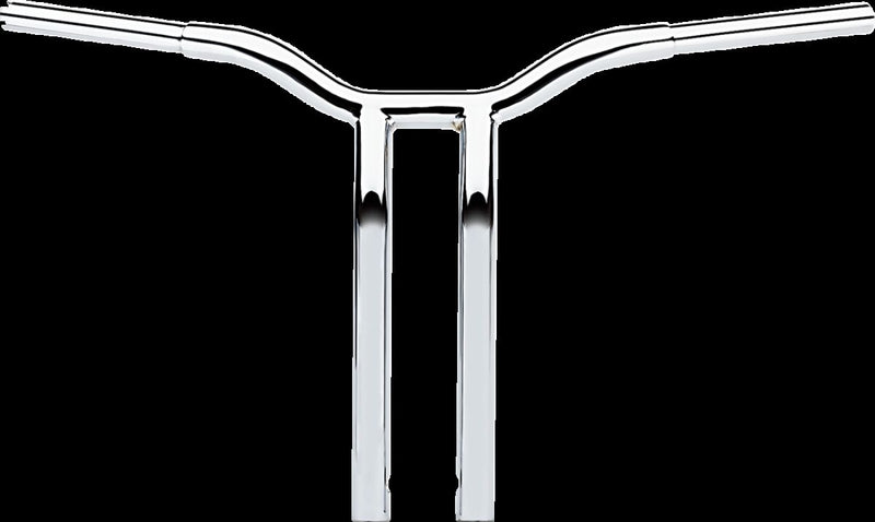 Kage Fighter Welded Bent-Riser Handlebar Chrome