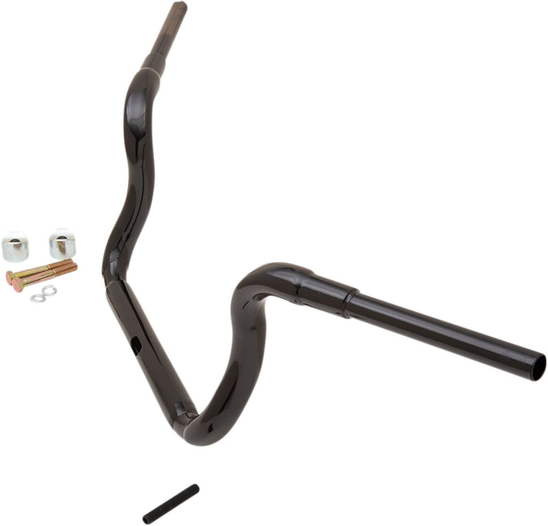 1-1/2" Grande Traditional Ape Hanger Handlebar Classic, Touring Black| Gloss #LA-7323-10B