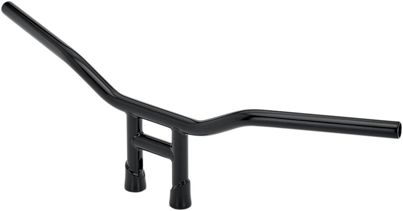 Biltwell Black Electroplated 1 in.Tyson Slotted 8 in. Handlebar
