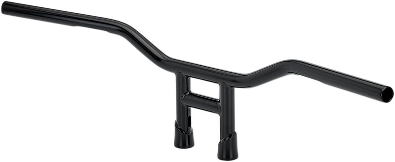 Biltwell Black Electroplated 1 in.Tyson Slotted 8 in. Handlebar