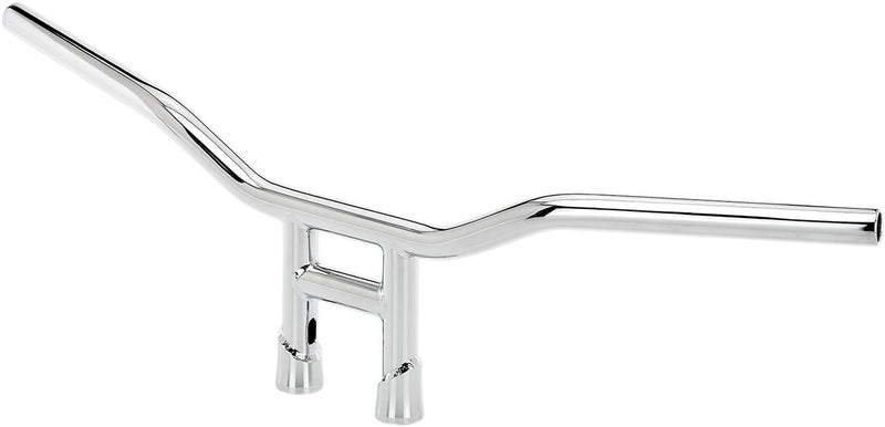 Biltwell Chrome 1 in.Tyson Slotted 8 in. Handlebar
