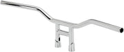 Biltwell Chrome 1 in.Tyson Slotted 8 in. Handlebar