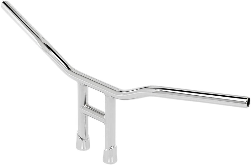 Biltwell Chrome 1 in.Tyson Slotted 10 in. Handlebar