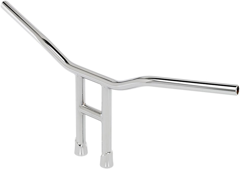 Biltwell Chrome 1 in.Tyson Slotted 12 in. Handlebar