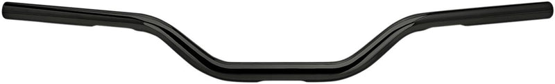 Biltwell Black Electroplated 1 in. Slotted Tracker Mid Handlebar