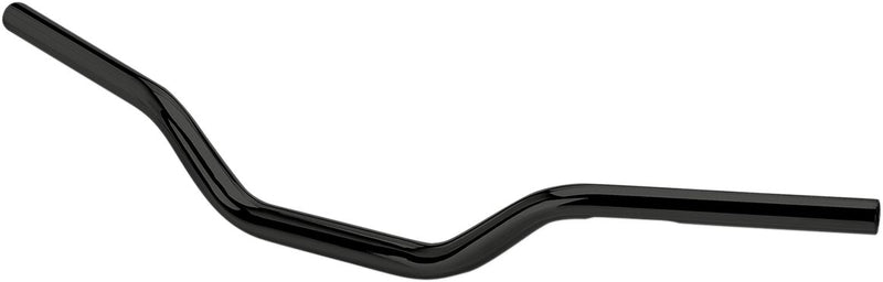 Biltwell Black Electroplated 1 in. Slotted Tracker Mid Handlebar
