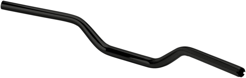Biltwell Tracker Mid O/S TBW Handlebars In Black For 2008-2024 Harley-Davidson Including E-Throttle Models