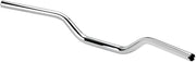 Biltwell Chrome 1 in. Tracker Oversized Mid Handlebar w/Throttle By Wire