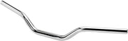 Biltwell Chrome 1 in. Tracker Oversized Mid Handlebar w/Throttle By Wire