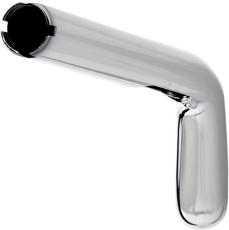 Biltwell Chrome 1 in. Tracker Oversized Mid Handlebar w/Throttle By Wire