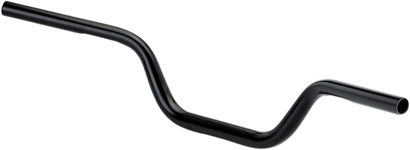 Biltwell Black Electroplated 1 in. Oversized Tracker High Slotted Handlebars