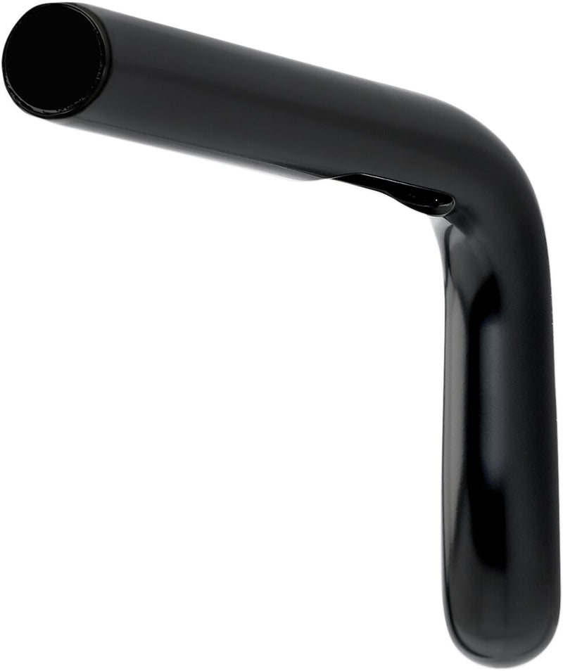 Biltwell Black Electroplated 1 in. Oversized Tracker High Slotted Handlebars