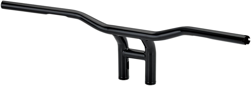 Biltwell Black Electroplated 1 in. Tyson XL Pullback 8 in. Handlebars w/Throttle By Wire
