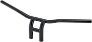 Biltwell Black Electroplated 1 in. Tyson XL Pullback 8 in. Handlebars w/Throttle By Wire