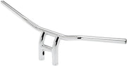 Biltwell Chrome 1 in. Tyson XL Pullback 8 in. Handlebars w/Throttle By Wire