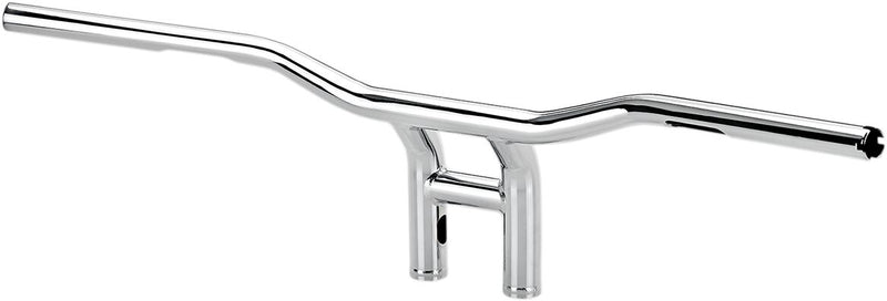 Biltwell Chrome 1 in. Tyson XL Pullback 8 in. Handlebars w/Throttle By Wire