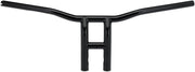 Biltwell Black Electroplated 1 in. Tyson XL Pullback 10 in. Handlebars w/Throttle By Wire