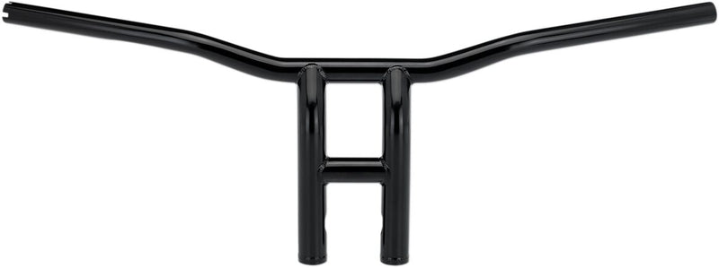 Biltwell Black Electroplated 1 in. Tyson XL Pullback 10 in. Handlebars w/Throttle By Wire