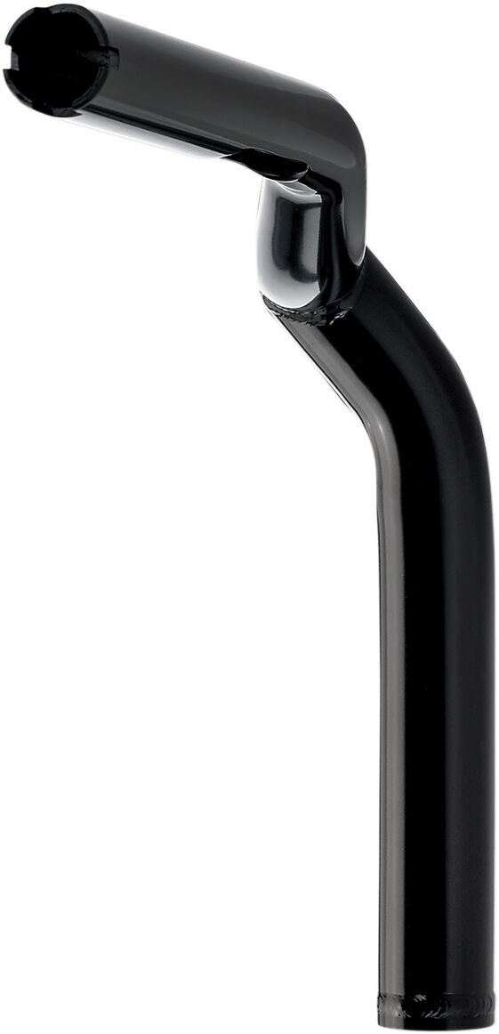 Biltwell Black Electroplated 1 in. Tyson XL Pullback 10 in. Handlebars w/Throttle By Wire