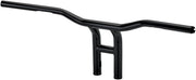 Biltwell Black Electroplated 1 in. Tyson XL Pullback 10 in. Handlebars w/Throttle By Wire