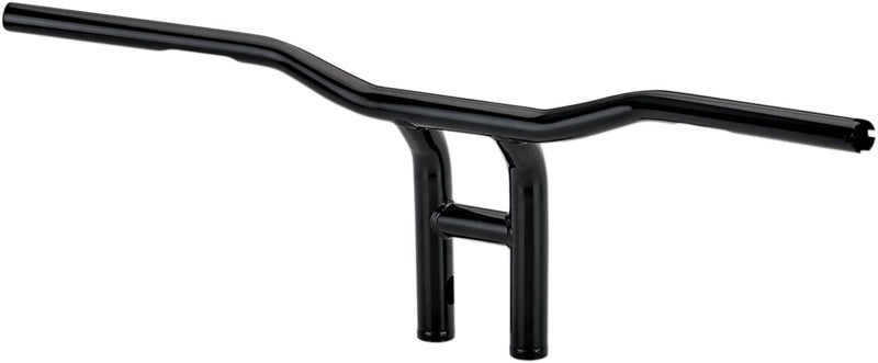 Biltwell Black Electroplated 1 in. Tyson XL Pullback 10 in. Handlebars w/Throttle By Wire