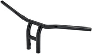 Biltwell Black Electroplated 1 in. Tyson XL Pullback 10 in. Handlebars w/Throttle By Wire