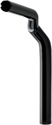 Biltwell Black Electroplated 1 in. Tyson XL Pullback 12 in. Handlebars w/Throttle By Wire