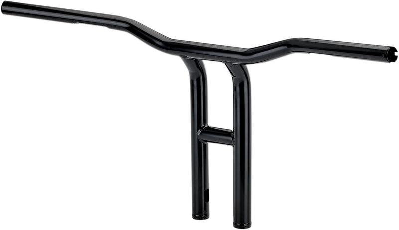 Biltwell Black Electroplated 1 in. Tyson XL Pullback 14 in. Handlebars w/Throttle By Wire