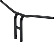 Biltwell Black Electroplated 1 in. Tyson XL Pullback 14 in. Handlebars w/Throttle By Wire
