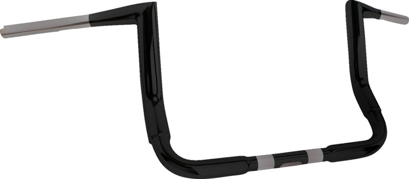 Khrome Werks Black 1 1/2 in. Buck 50 Ape Hanger Batwing 10 in. Rise Handlebar for 2008-2022 Harley-Davidson Touring and 2009-2022 Harley-Davidson Trike Motorcycles