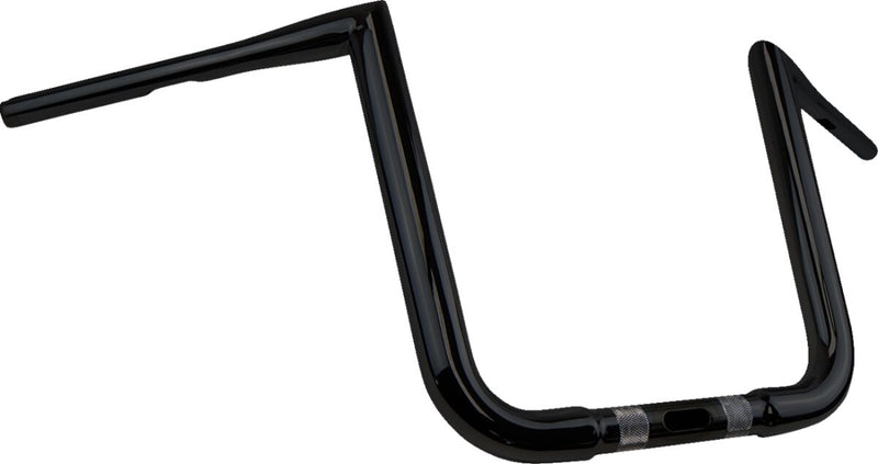 Khrome Werks Black 1 1/2 in. Buck 50 Ape Hanger Sharknose 12 in. Handlebar for 2015-2025 Harley-Davidson Touring Motorcycles
