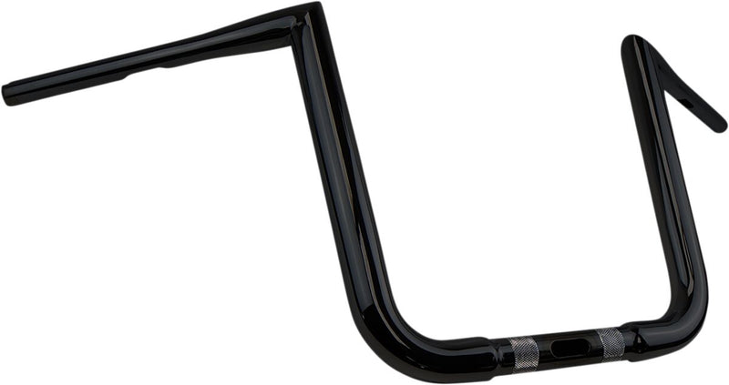 Khrome Werks Black 1 1/2 in. Buck 50 Ape Hanger Sharknose 12 in. Handlebar for 2015-2025 Harley-Davidson Touring Motorcycles