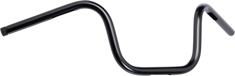 Biltwell 1 in. Black Electroplated Throttle By Wire Chump Handlebars