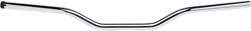 Biltwell 1" Handlebar w/ TBW Plugs Chrome Silver Chromoly