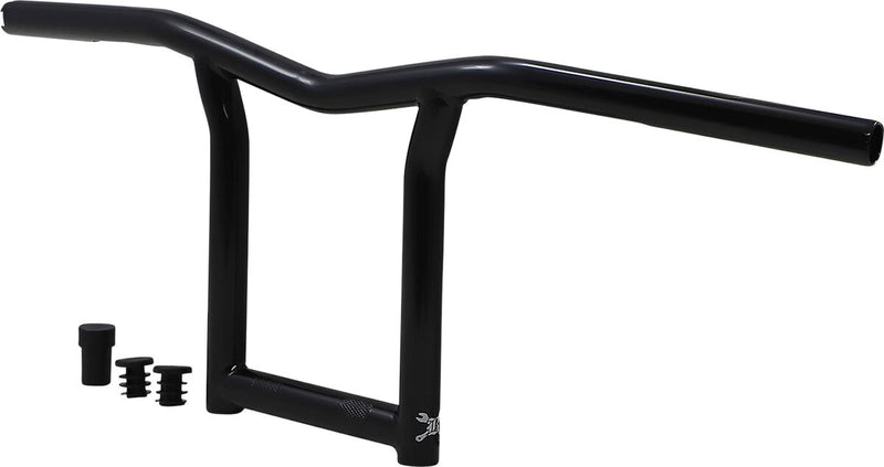 Burly Brand 10 Inch High Sid Handlebar In Black For Harley-Davidson 1982-2021 Mechanic & E-Throttle Models