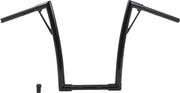 Burly Brand 1 1/4 Inch Louie 16 Inch Handlebar In Black For Harley-Davidson 1982-2023 Models