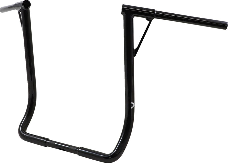 Burly Brand 19 Inch Louise B Ape Hanger Handlebar In Black For 2008-2024 Electra Glide & 2008-2023 Street Glide With Batwing Fairing