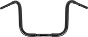 Burly Brand 14 Inch Gorilla Ape Hanger Handlebars In Gloss Black For Harley-Davidson 1982-2023 Models With Mechanical & E-Throttle (Excl. 88-11 Springers) With 1 Inch Inlet Diameter Risers