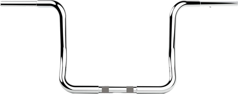 LA Choppers Twin Round Handlebar - Batwing, Steel, Each - Chrome for Harley-Davidson Touring & Trike 1996-2023