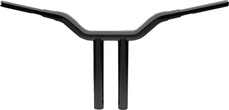 LA Choppers One-piece Kage Fighter Handlebar - Steel, Each, Standard - Black / Gloss