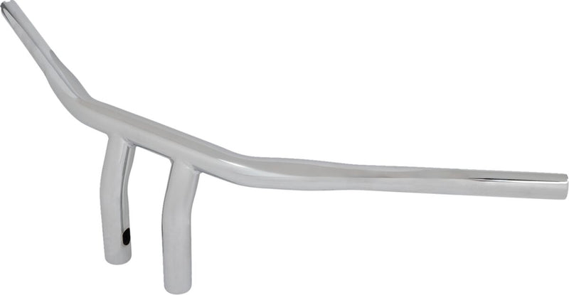 Burly Brand 7 Inch Drag Handlebar In Chrome For Harley-Davidson Models With Electronic Throttle & Cable Throttle