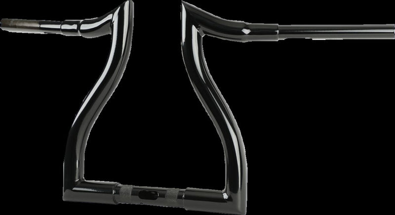 LA Choppers Hammerhead Handlebar - Each, Steel, Standard - Black / Gloss for Harley-Davidson Touring 2023-2026
