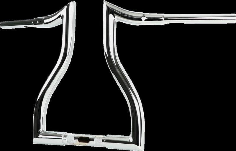 LA Choppers Hammerhead Handlebar - 82,5 cm (32-3/8"), Steel, Each - Chrome for Harley-Davidson Touring 2023-2026