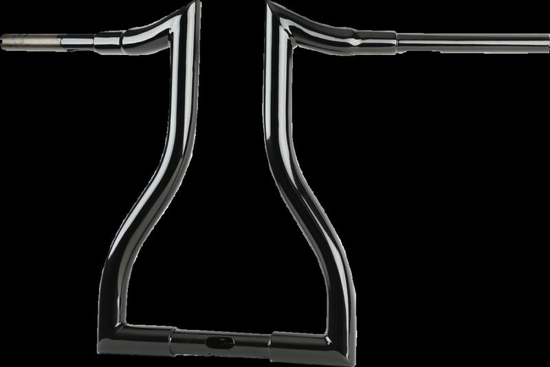 LA Choppers Hammerhead Handlebar - Each, Steel, Standard - Black / Gloss for Harley-Davidson Touring 2023-2026