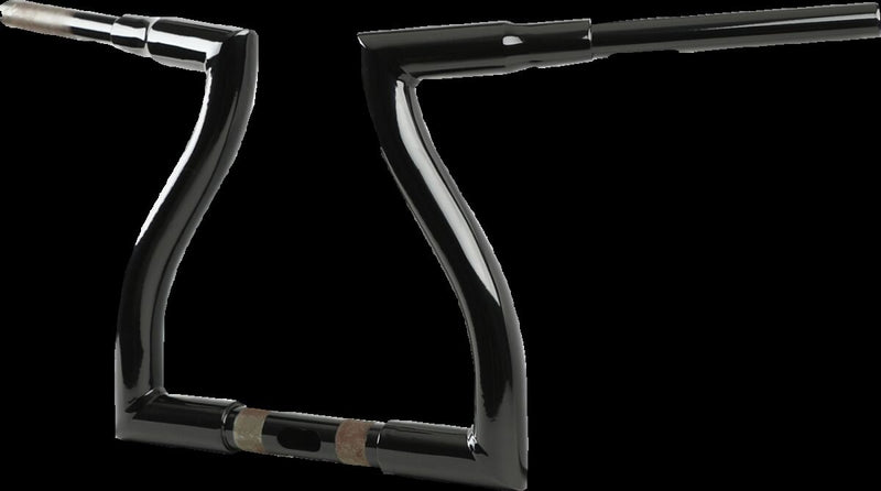 LA Choppers Thresher Handlebar - Standard, Steel - Black / Gloss for Harley-Davidson Touring 2023-2026